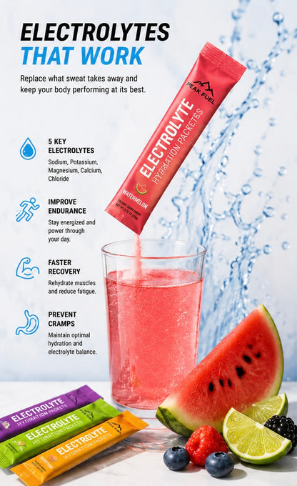 Electrolyte Hydration Packets